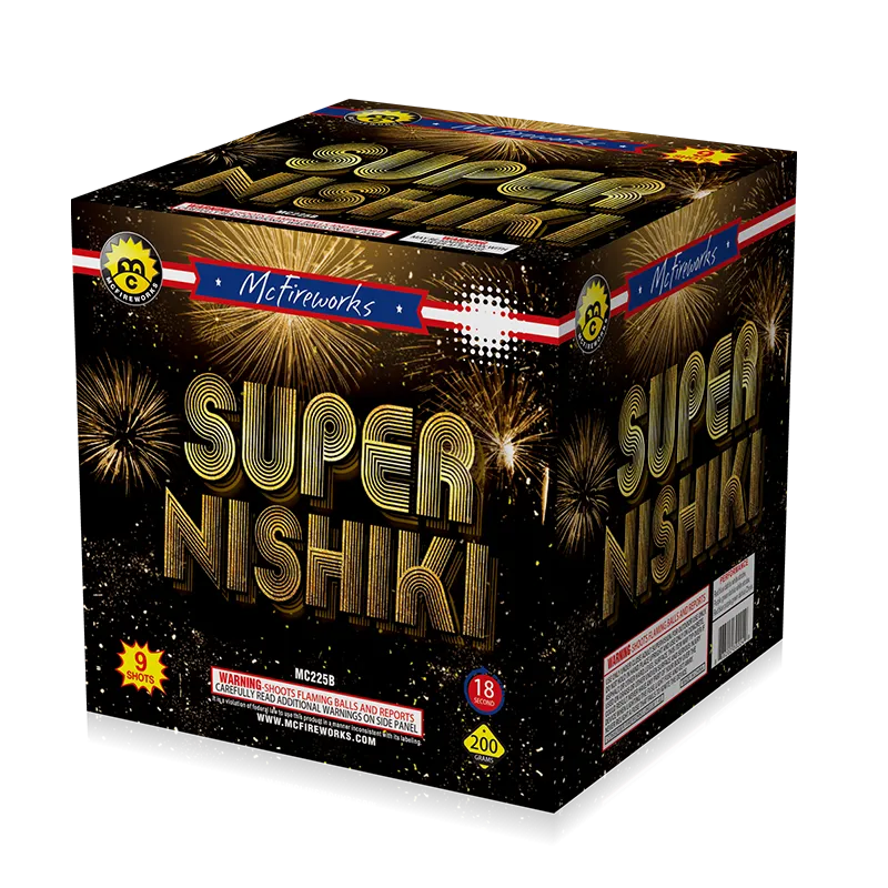 Super Nishiki 9 tembakan 200g kek mc225b