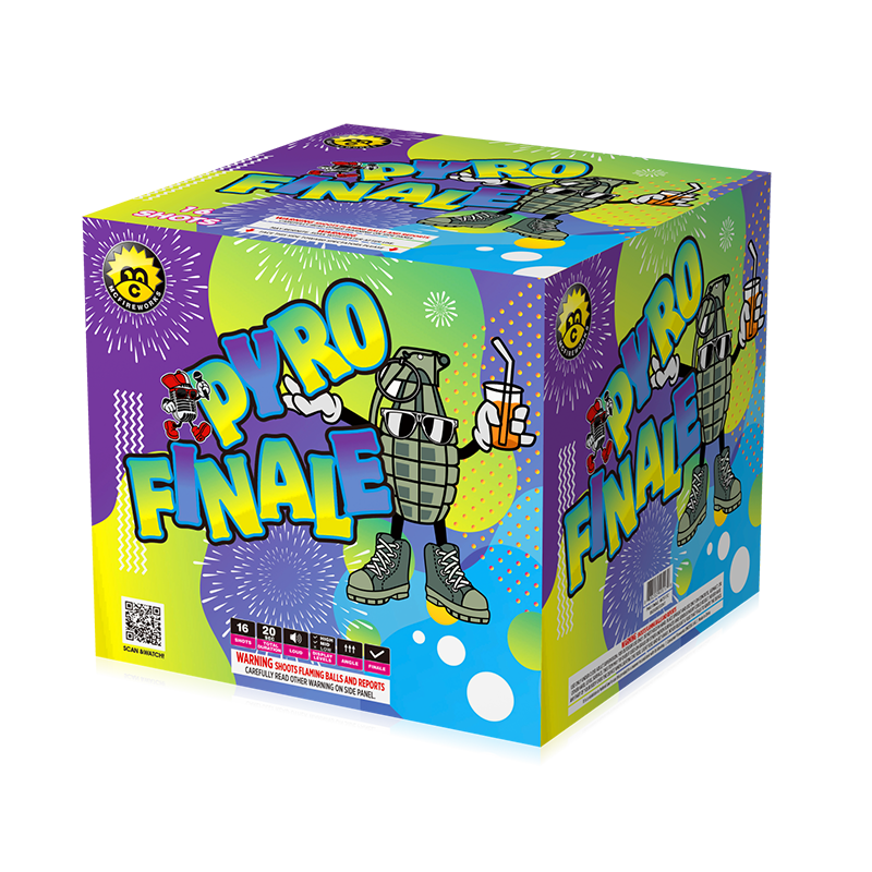 Pyro Finale 16 Shots 500g Cake Pelbagai MC517