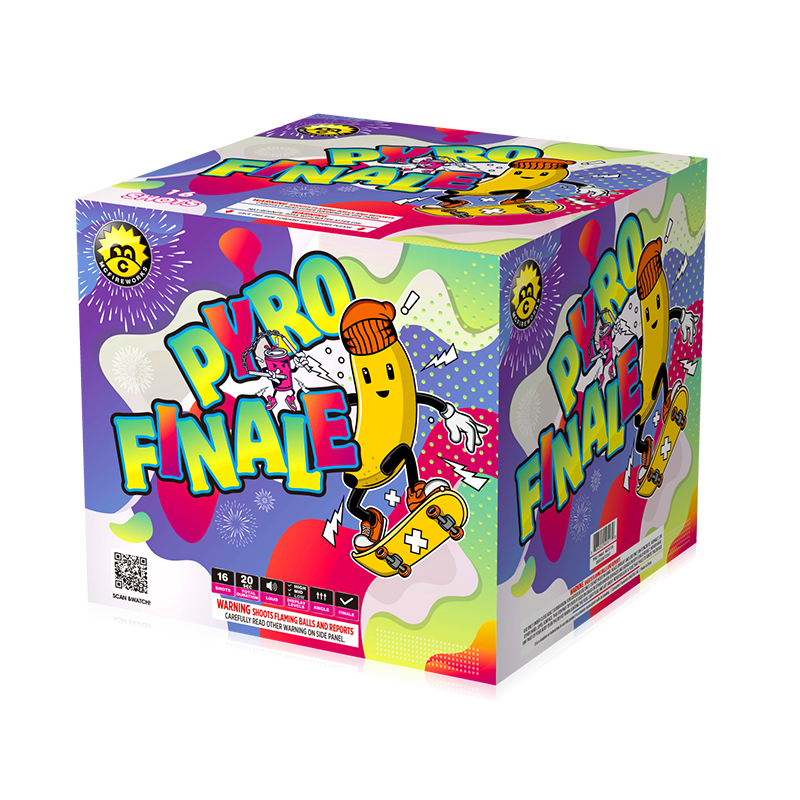 Pyro Finale 16 Shots 500g Cake Pelbagai MC517