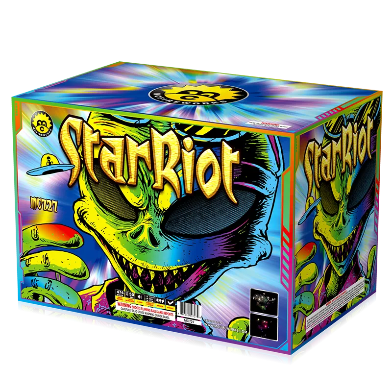 Starburst 474 Shots 500g Cake MC727