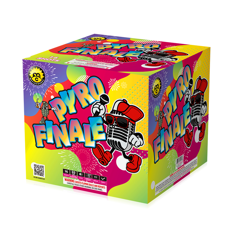 Pyro Finale 16 Shots 500g Cake Pelbagai MC517