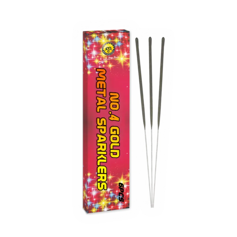 No.4 Sparklers Metal Emas MC1301